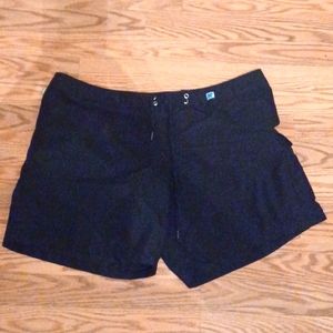 Xelosette black board shorts size 16 women junior